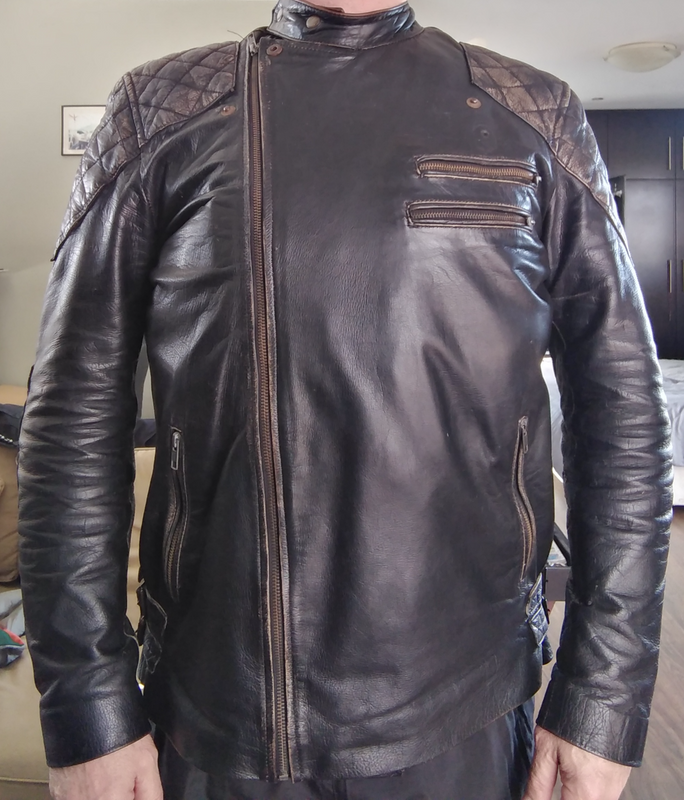 Leather jacket, Biker cruiser jacket for sale
