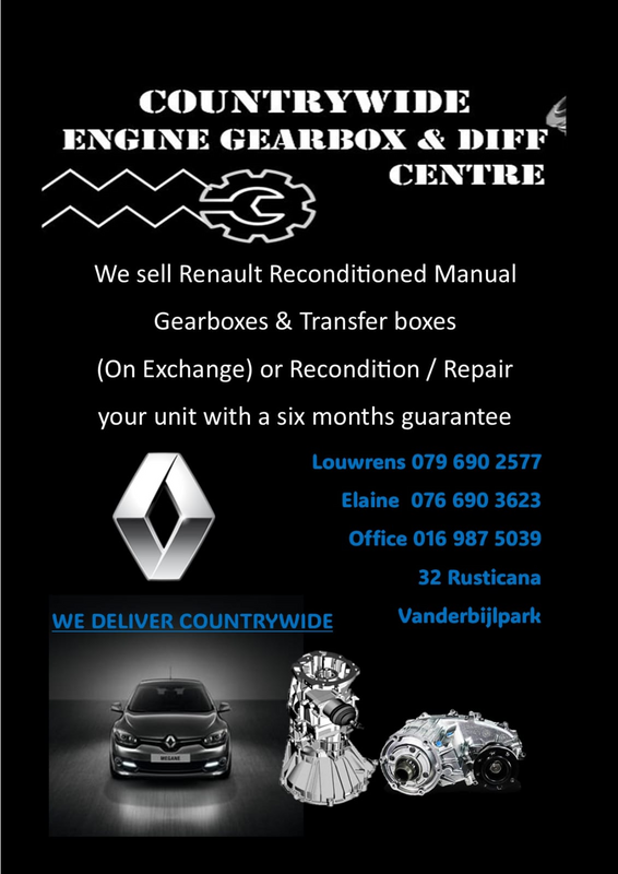 Renault Gearboxes (on exchange) with a six months guarantee!!