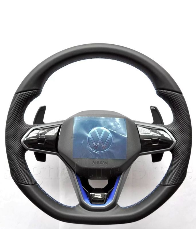 Heated VW Polo T-Cross Touareg Atlas Taigo Taigun Teramont R Line steering wheel