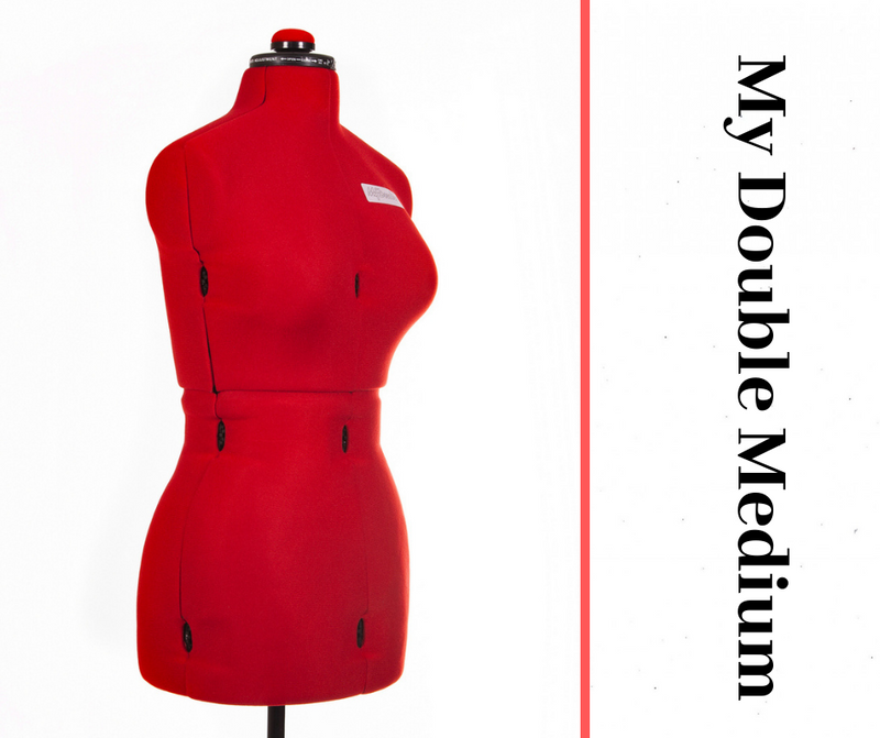 Dressmaker Doll / Sewing Mannequin / Tailors Dummy - My Double Cherry - Medium Adjustable Mannequin