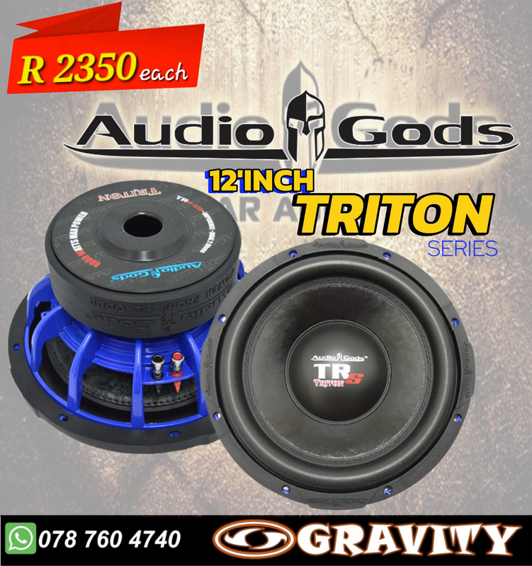 Audio Gods - Triton Series - 12inch DVC Subwoofer - Gravity Audio Durban