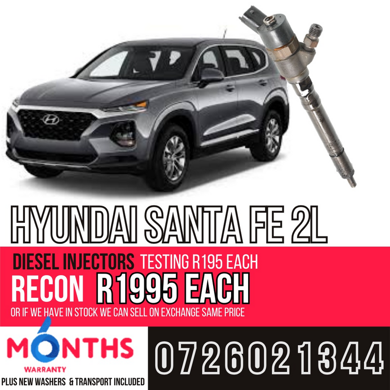 Hyundai Santa Fe diesel injectors for sale