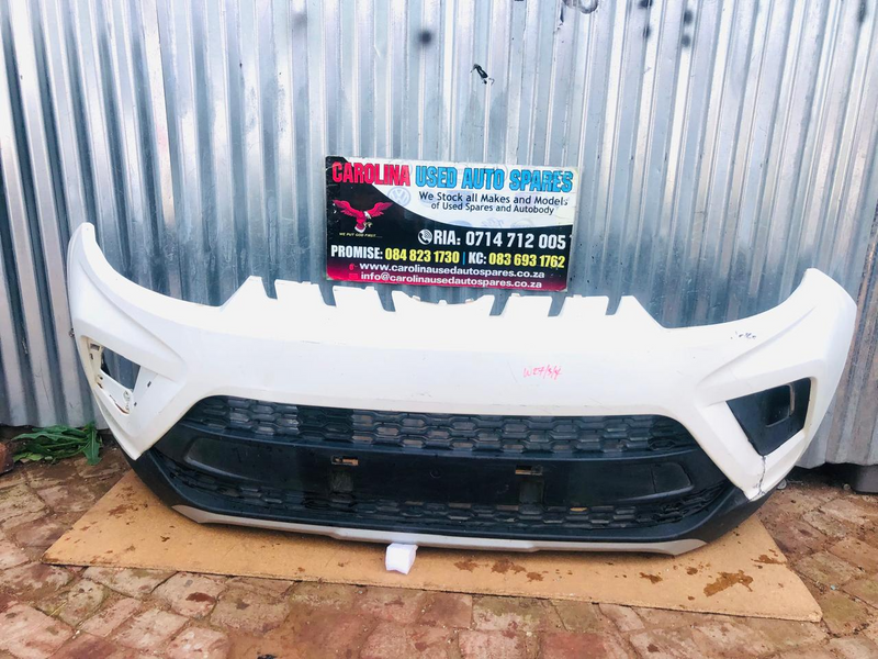 Mahindra KUV100 front bumper with radiator grill with trimming
