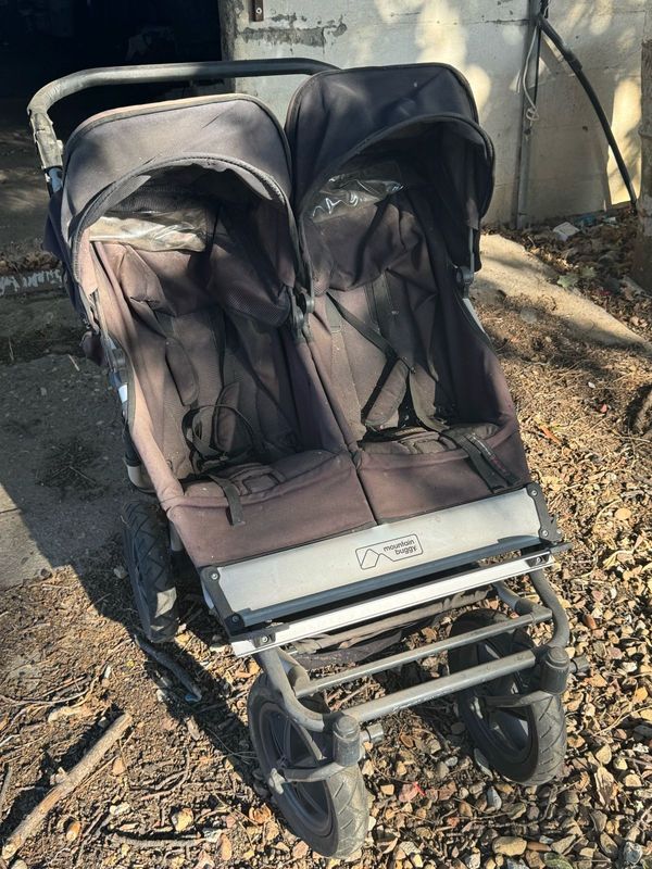 Mountain buggy double pram