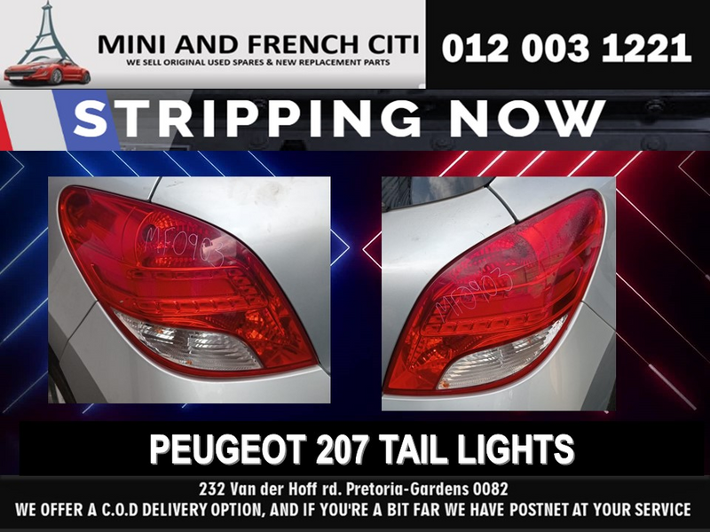 Peugeot 207 Tail Lights