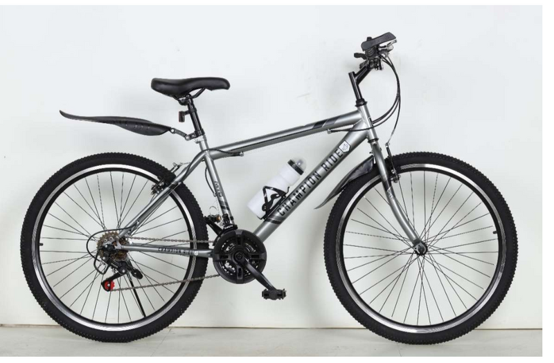 Brand new carbon steel mountain bike with 26&#34; wheels
