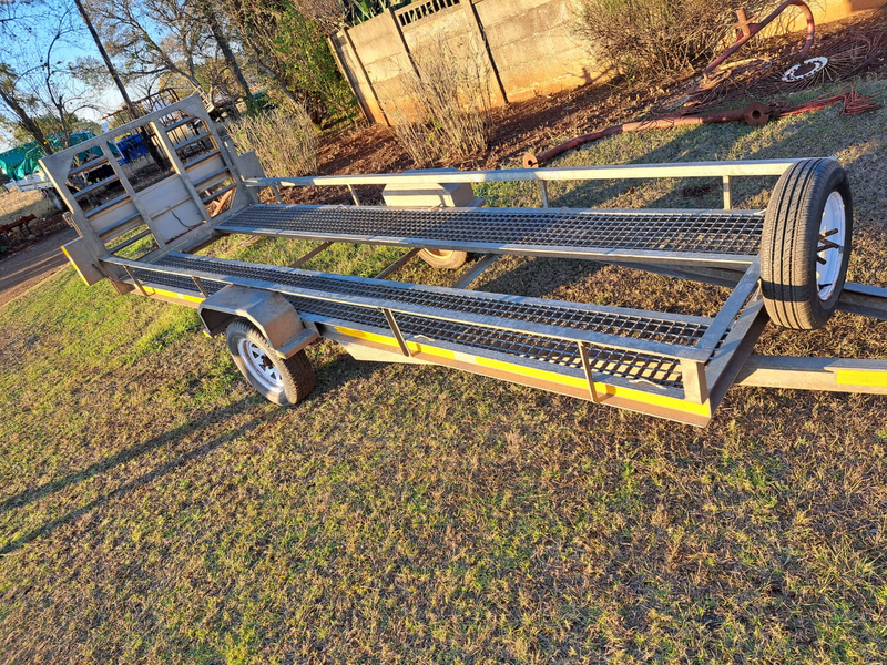 4 Wiel Motorfiets Sleepwa / Quad Bike Trailer (007075)