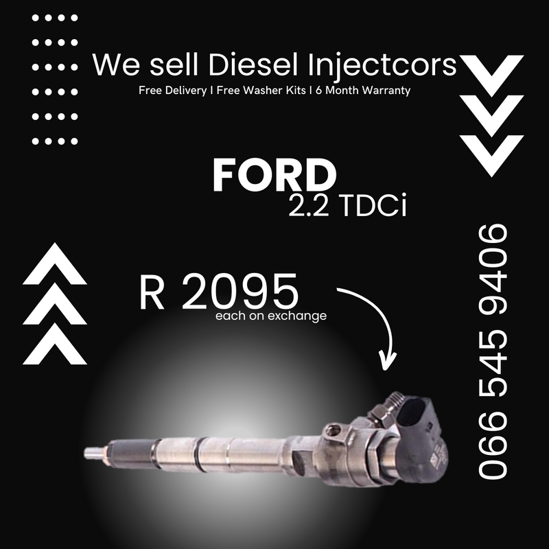 FORD RANGER 2.2 TDCI DIESEL INJECTORS WITH WARRANTY