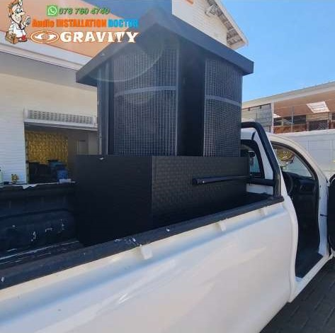 12v VEHICLE PA SYSTEMS | SUPPLIED AND INSTALLED | NO GENERATOR REQUIRED | GRAVITY ELECTRONICS