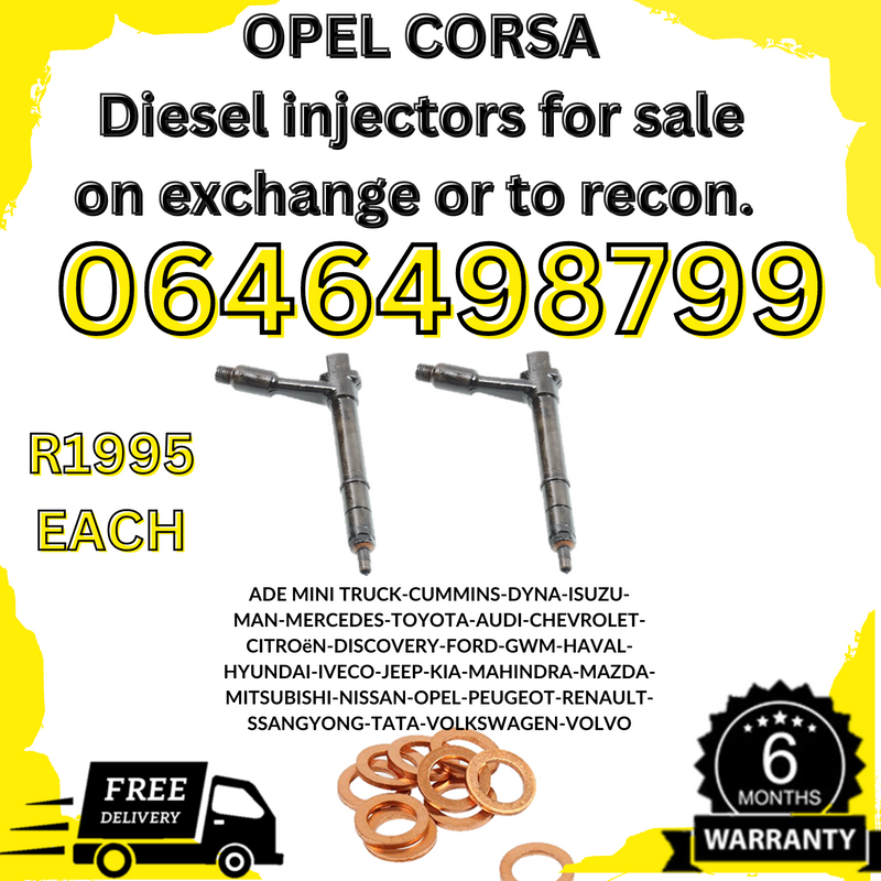 Opel Corsa diesel injectors for sale on exchange