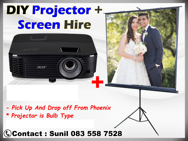 Projector and Screen hire