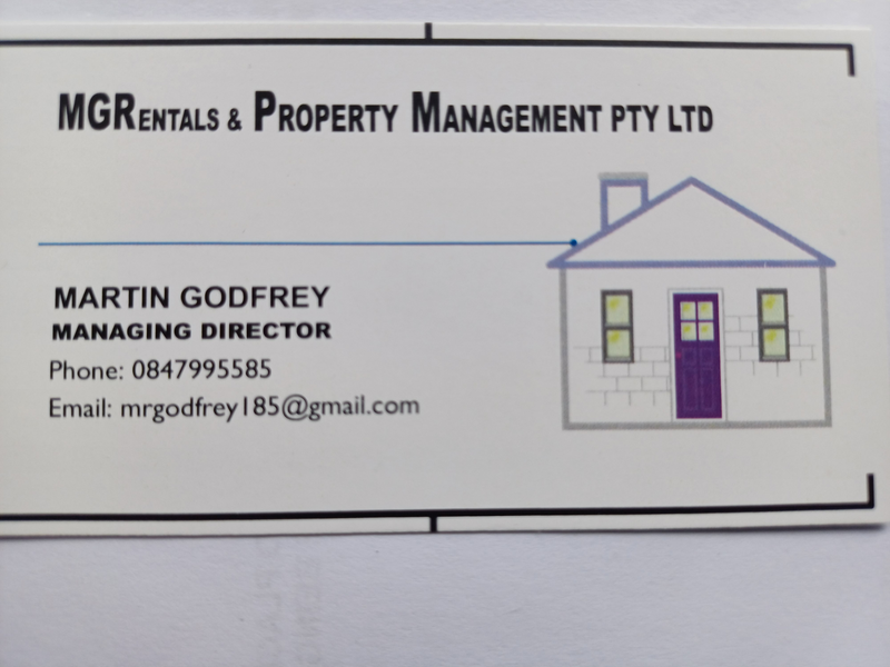 Rental &amp; Property peace of mind.  - Call  Martin Godfrey 0847995585
