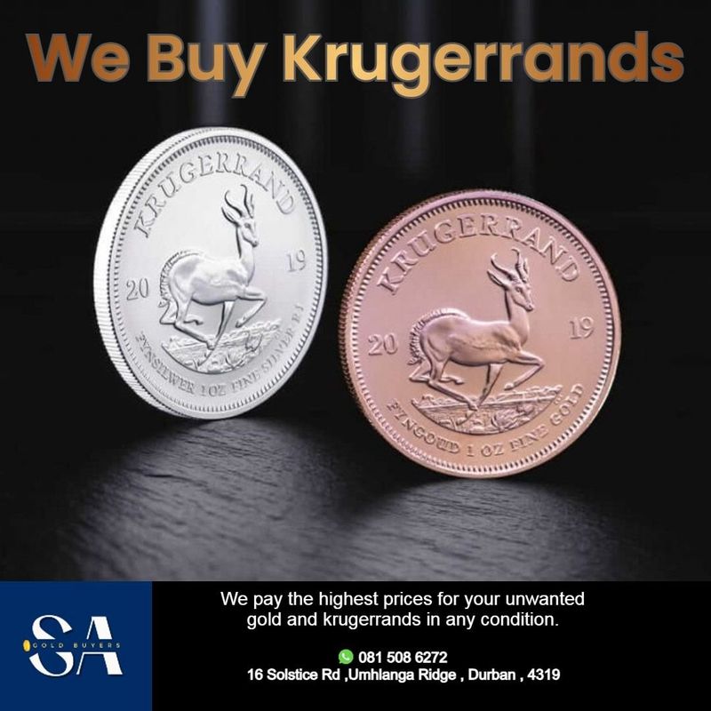 We buy krugerrands