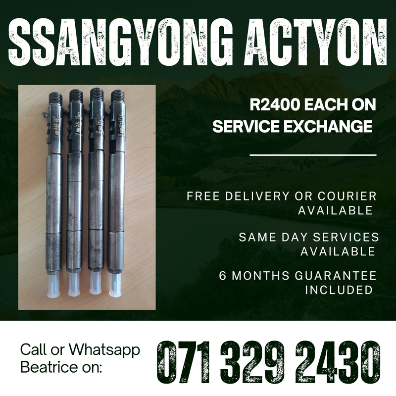 SSANGYONG ACTYON INJECTORS FOR SALE WITH WARRANTY