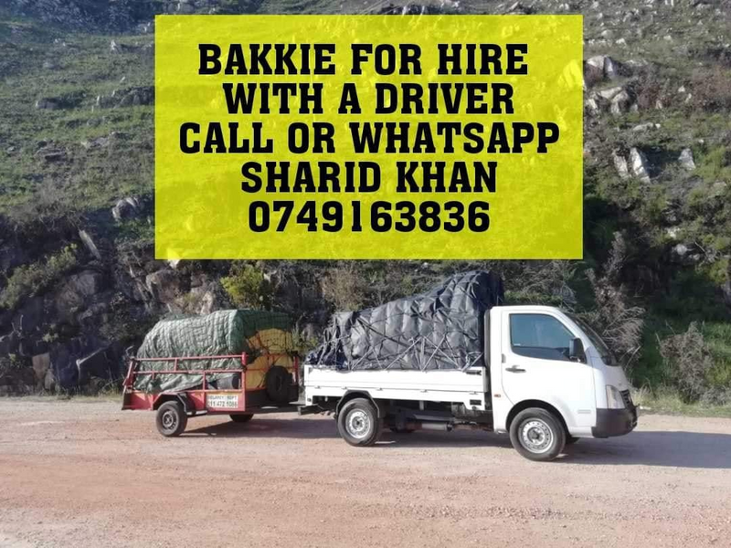 rooze bakkie for hire for furniture removals
