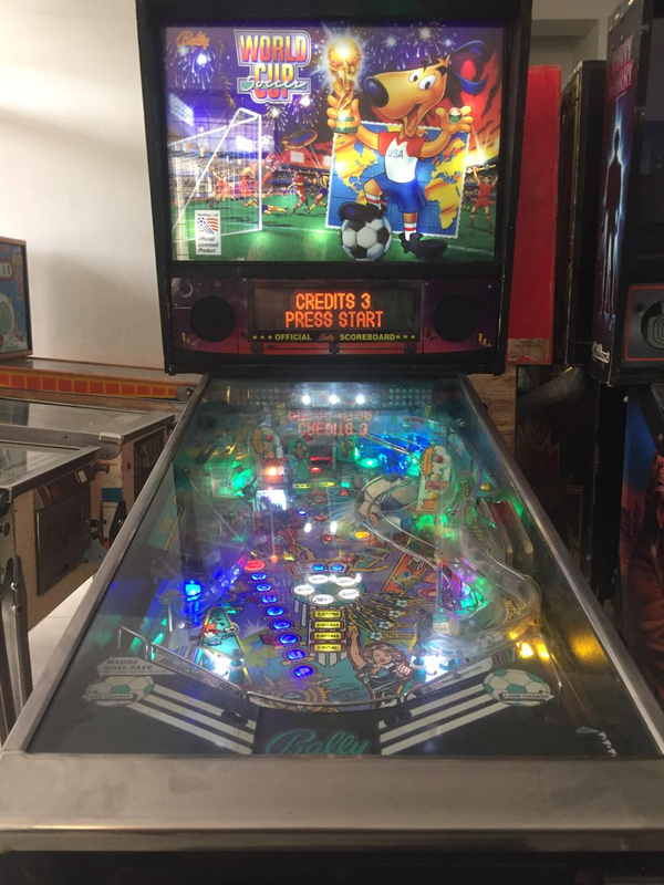 World Cup Soccer 94 Pinball Machine by Bally for Sale