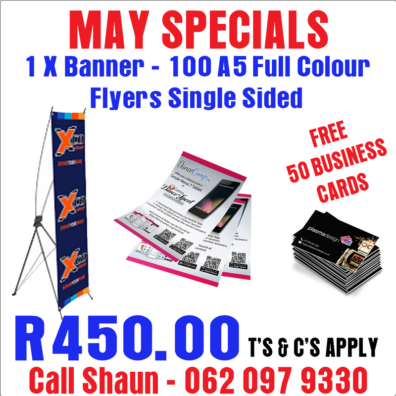 Printing Specials For May