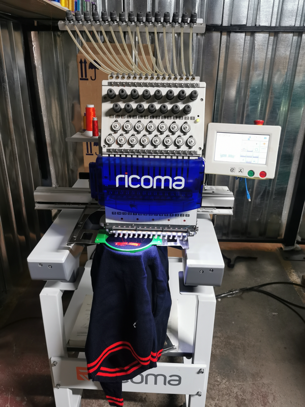 Ricoma single head embroidery machine