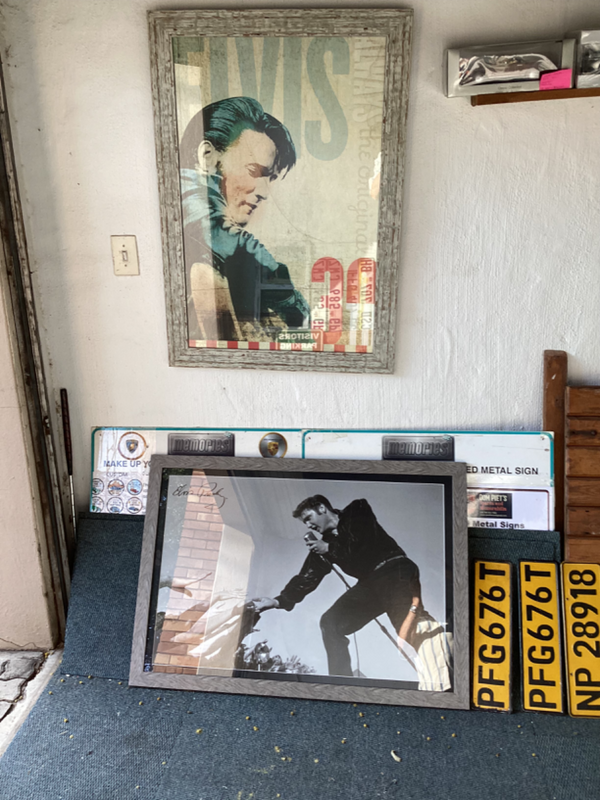 Elvis Presley framed image