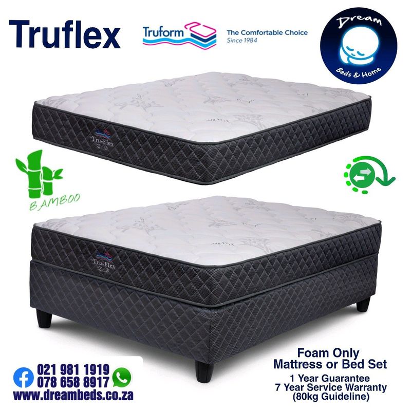Mattress from R2199 BEDS frm R2999 to R4799. Free delivery.