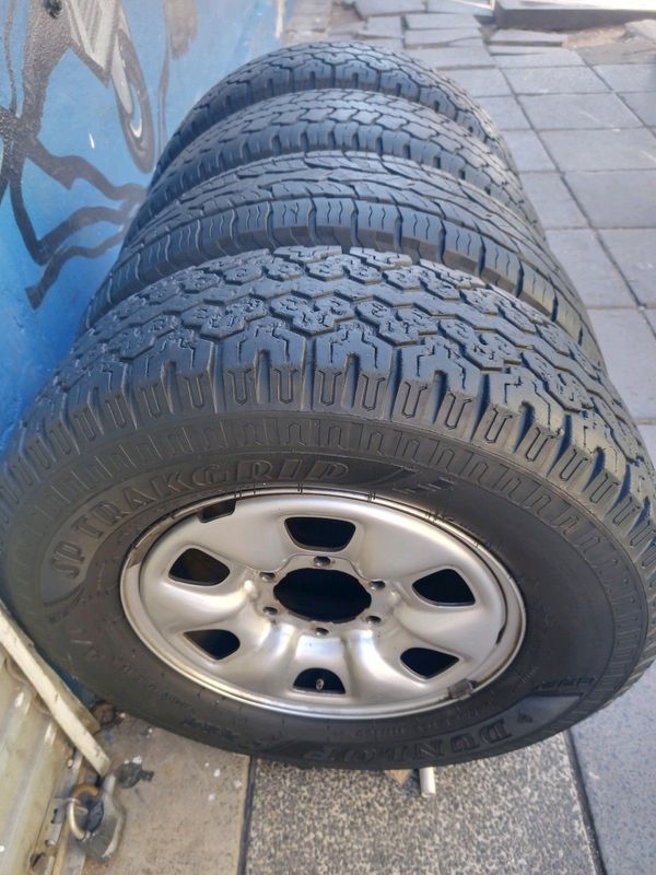 A Set of 16inche Rims And TYRES Toyota 4x4 and Toyota Hilux
