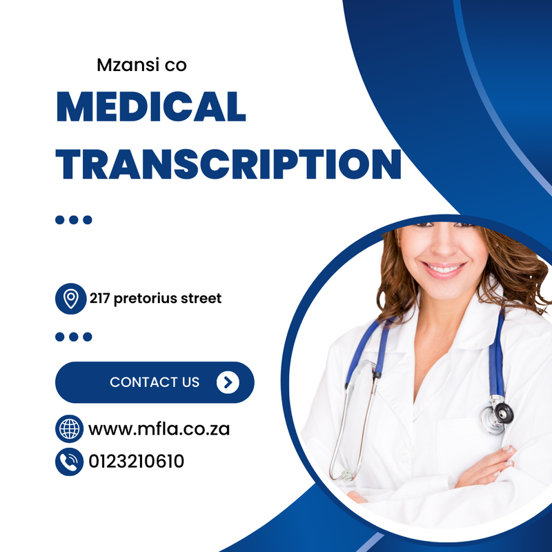 Professional medical and legal transcription service