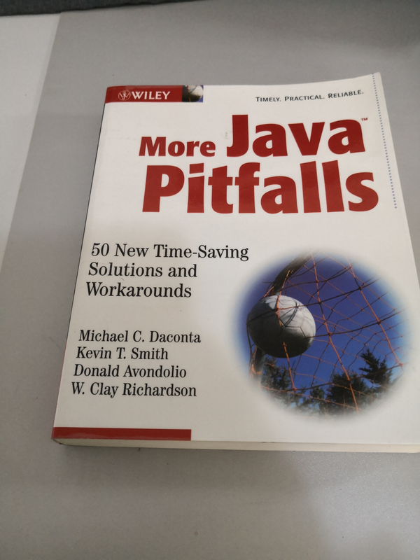 More Java Pitfalls: 50 New Time-Saving Solutions and Workarounds 1st Editionby Michael C. Daconta (A