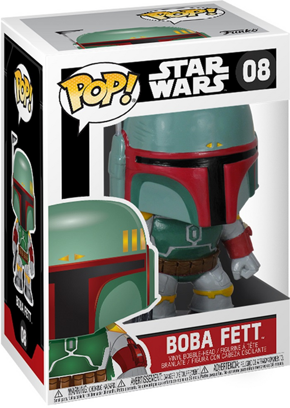 Funko Pop! Star Wars 08: Boba Fett Vinyl Bobble-Head (New)
