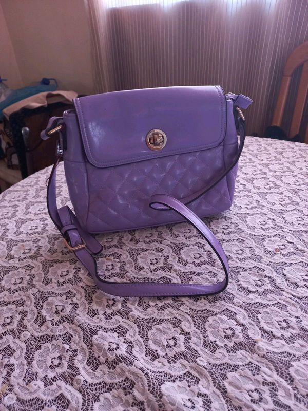 Pink and purple hand bag for sale