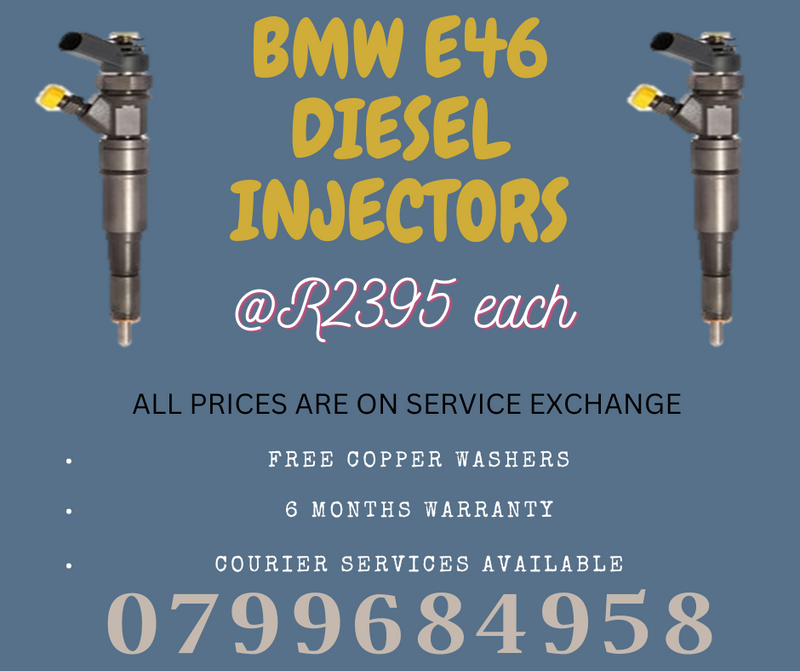 BMW E46 DIESEL INJECTORS/ FREE COPPER WASHERS