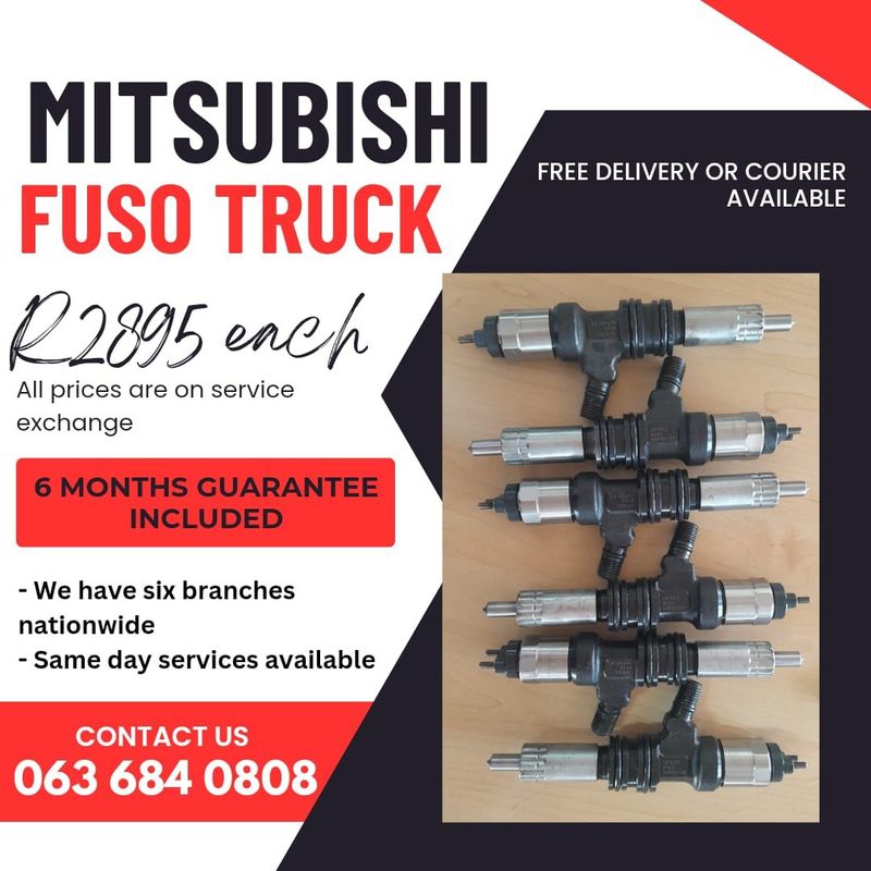 MITSUBISHI FUSO TRUCK DIESEL INJECTORS FOR SALE WITH WARRANTY