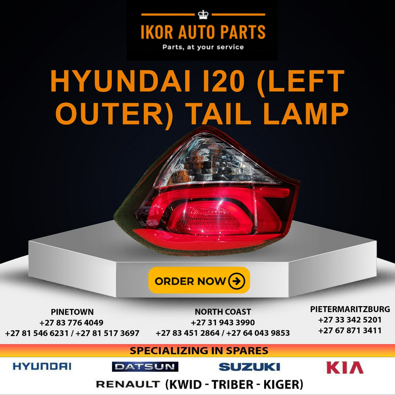 HYUNDAI i 20 LEFT OUTER TAIL LAMP