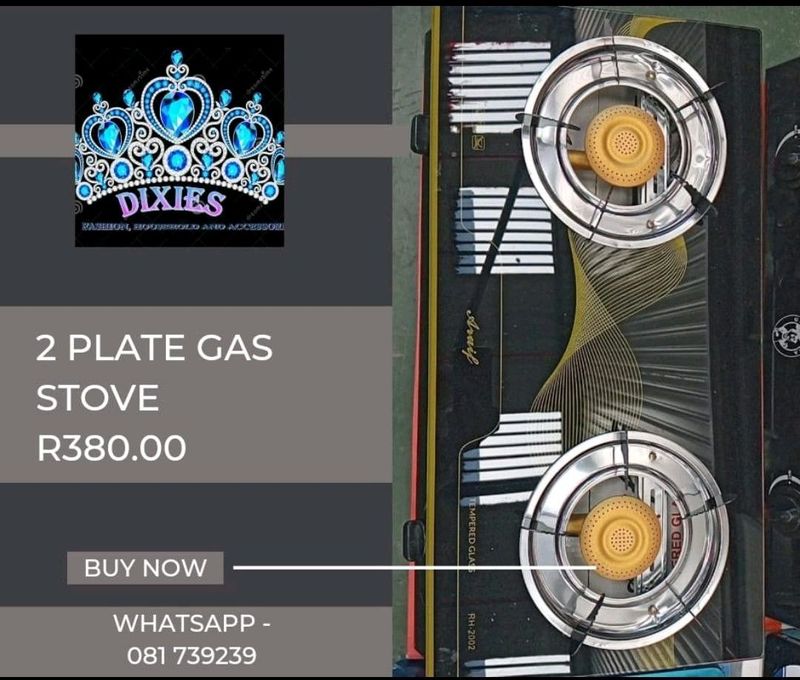 2 PLATE GAS STOVE