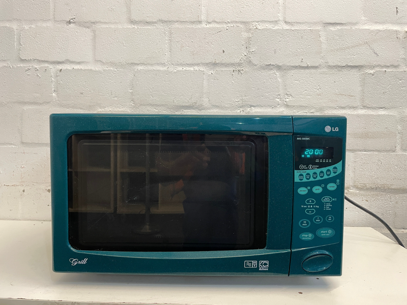 Teal LG Microwave MG-583MC-