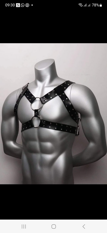 Mens body harness