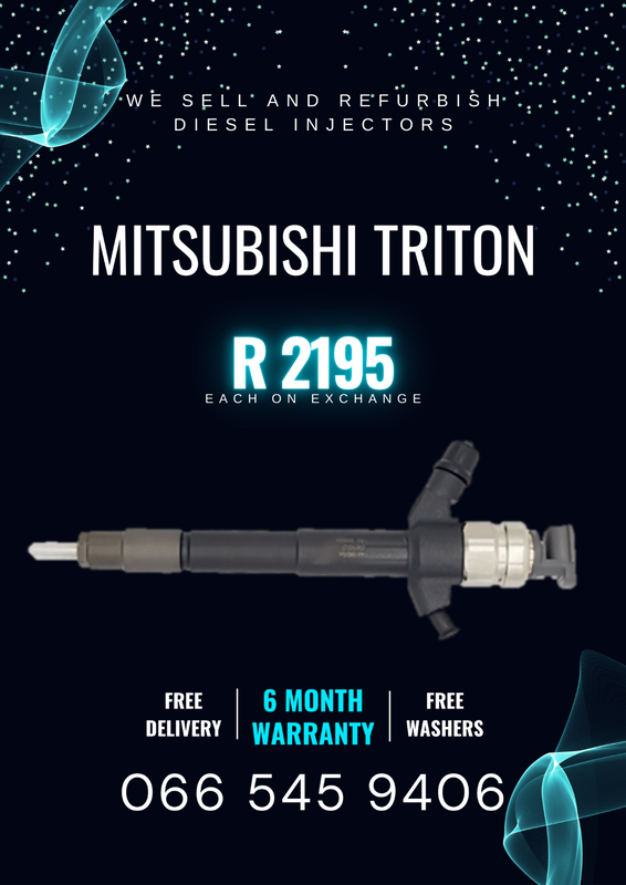 MITSUBISHI TRITON DIESEL INJECTORS FOR SALE ON EXCHANGE WITH WARRANTY