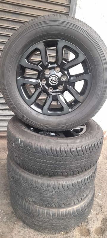 18 Inch Toyota Hilux Legend 50,  Fortuner mags and tires for sale.
