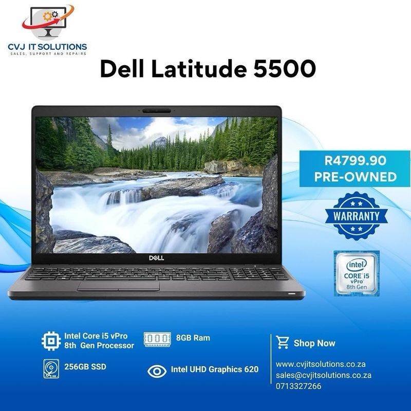 Dell Latitude 5500 Core i5 vPro 8th Gen