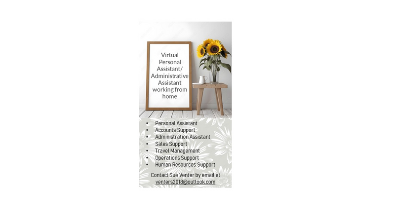 Virtual Personal Assistant/Administrative Assistant working from home