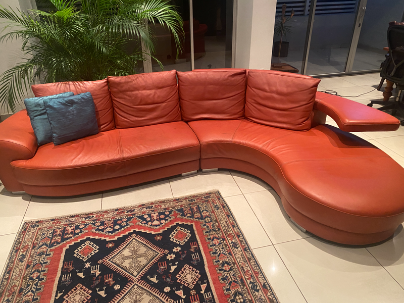 Exclusive Designer Leather Couch