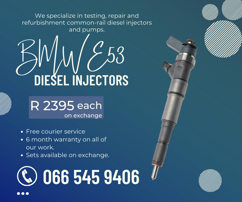 BMW E53 X5 diesel injectors for sale on exchange