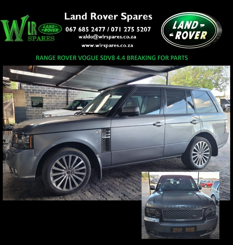 Land Rover used spares - Range Rover Vogue SDV8 4.4 Breaking for parts