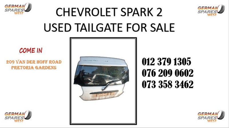 cheverolet spark 2 used tailgate for sale