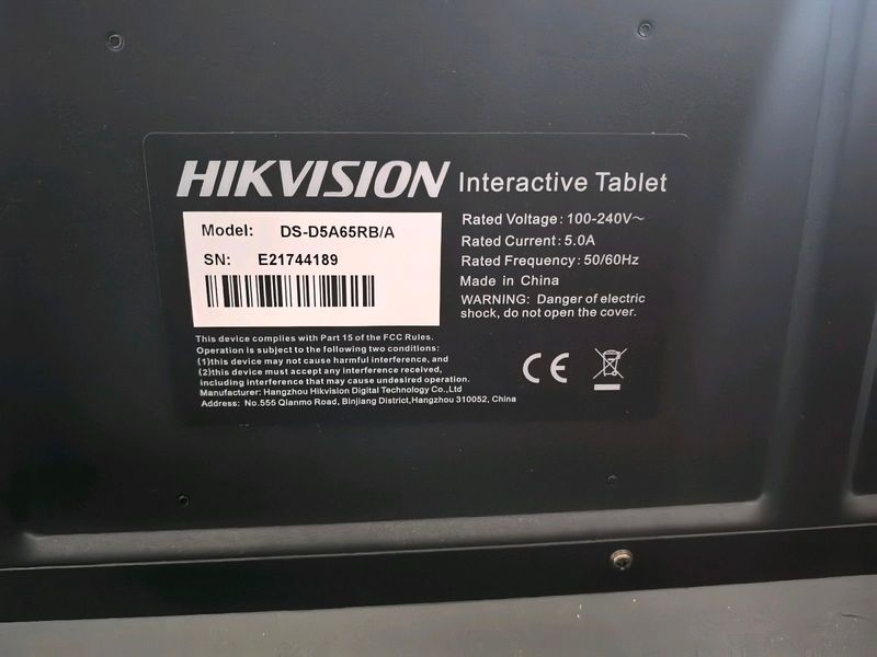 Hikvision Interactive Tablet