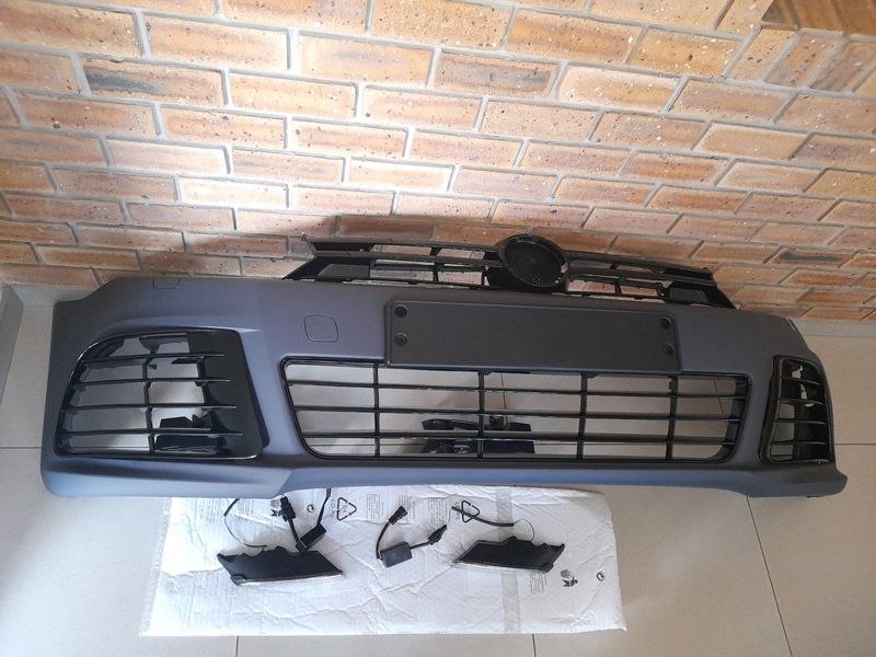 VW GOLF 6 R20 R LINE PLASTIC FRONT BUMPERS  COMPLETE FOR SALE PRICE R6000