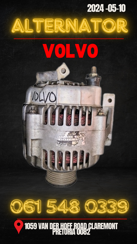 Volvo alternator Call or WhatsApp me 0615480339