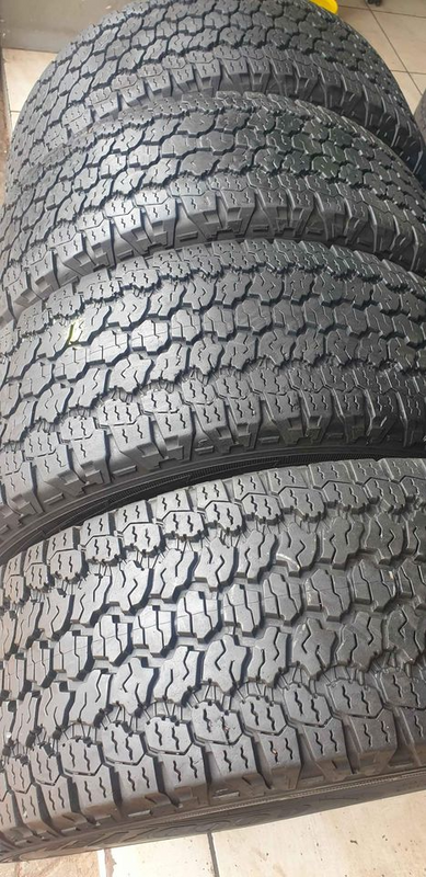 A set of 165/60/18 Goodyear tyres available like 80 to 85%  thread life