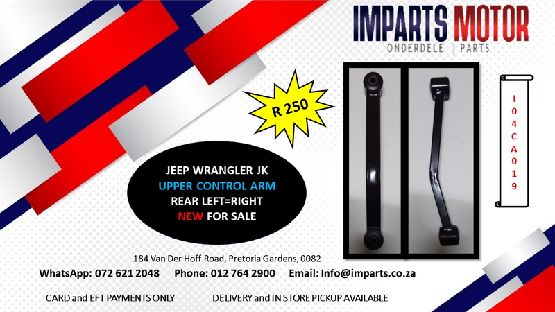 JEEP WRANGLER JK REAR LEFT&#61;RIGHT UPPER CONTROL ARM