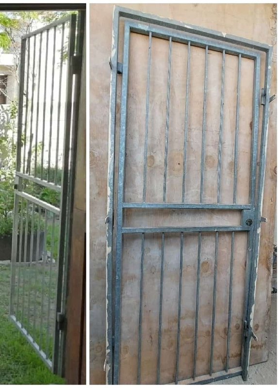 REDUCED.... Galvanized Solid Steel Security gate. Very good condition....