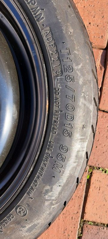 Biscuit tyre for Toyota Yaris